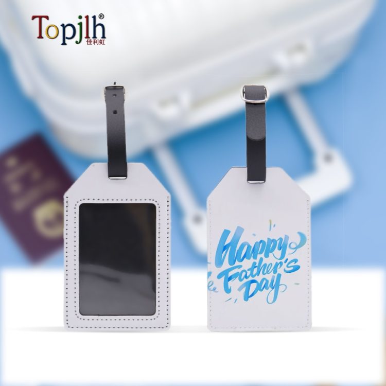 Sublimation PU Leather Luggage Tag (19)