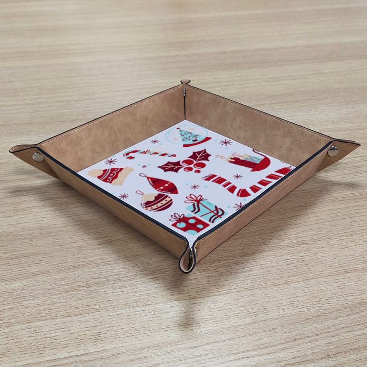 Custom Sublimation PU Leather Tray