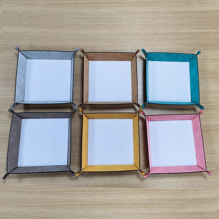 Custom Sublimation PU Leather Tray