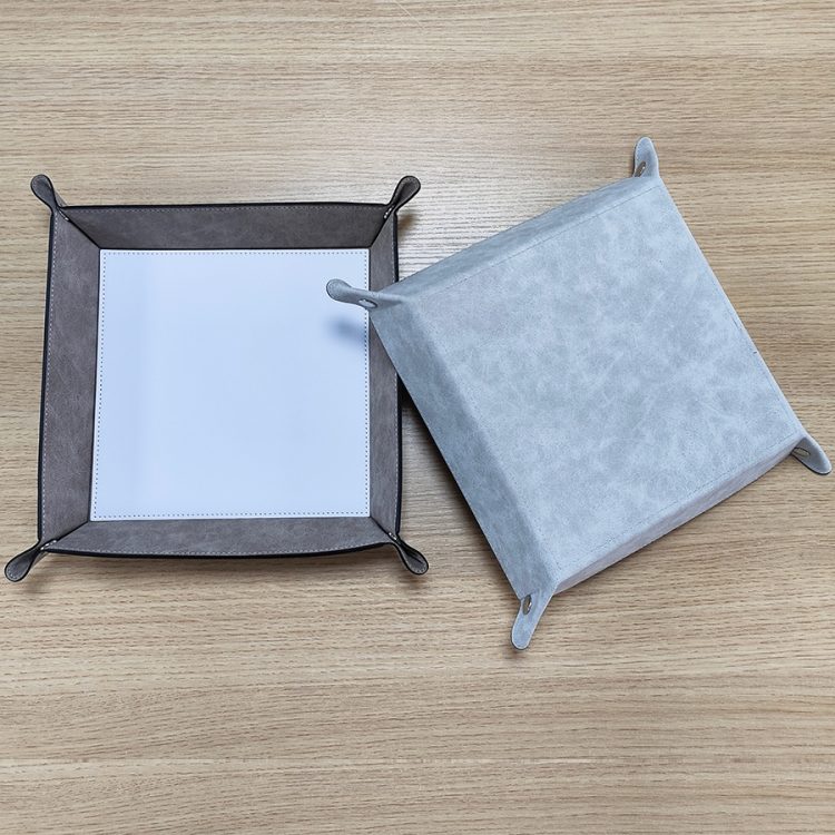 Custom Sublimation PU Leather Tray