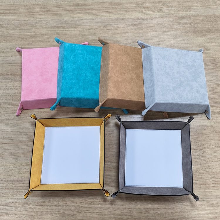 Custom Sublimation PU Leather Tray