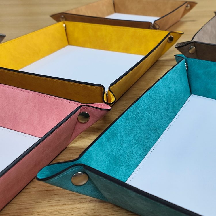 Custom Sublimation PU Leather Tray