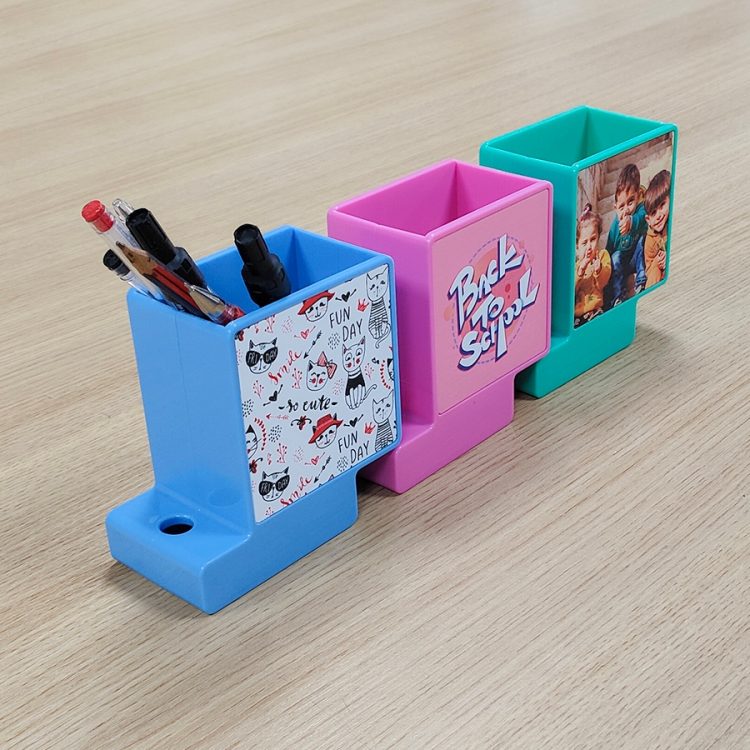 Custom Sublimation Plastic Pen Holder
