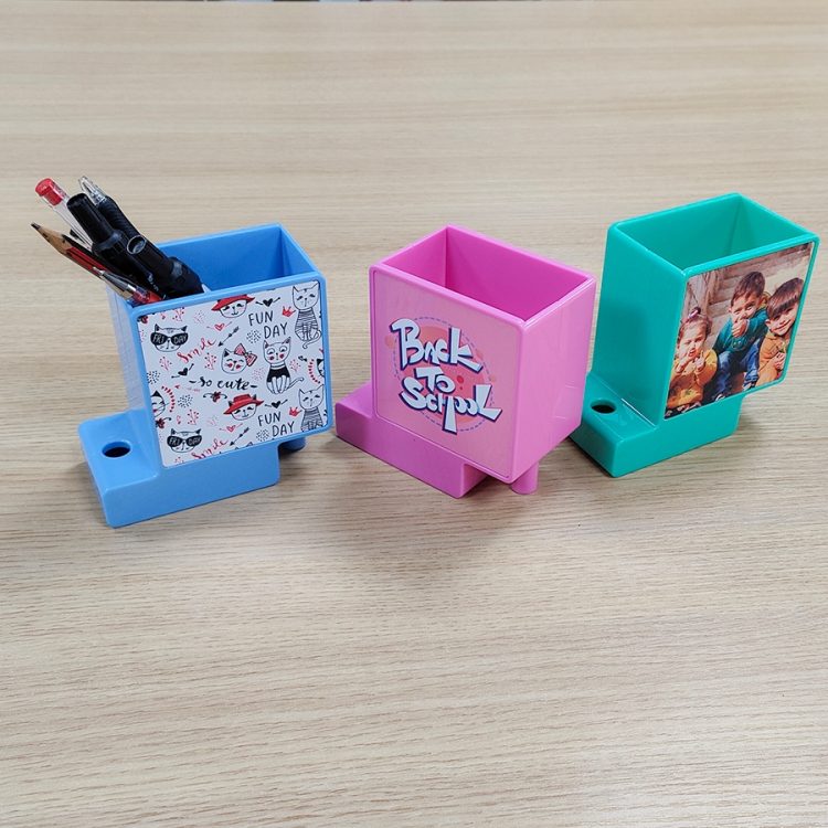 Custom Sublimation Plastic Pen Holder