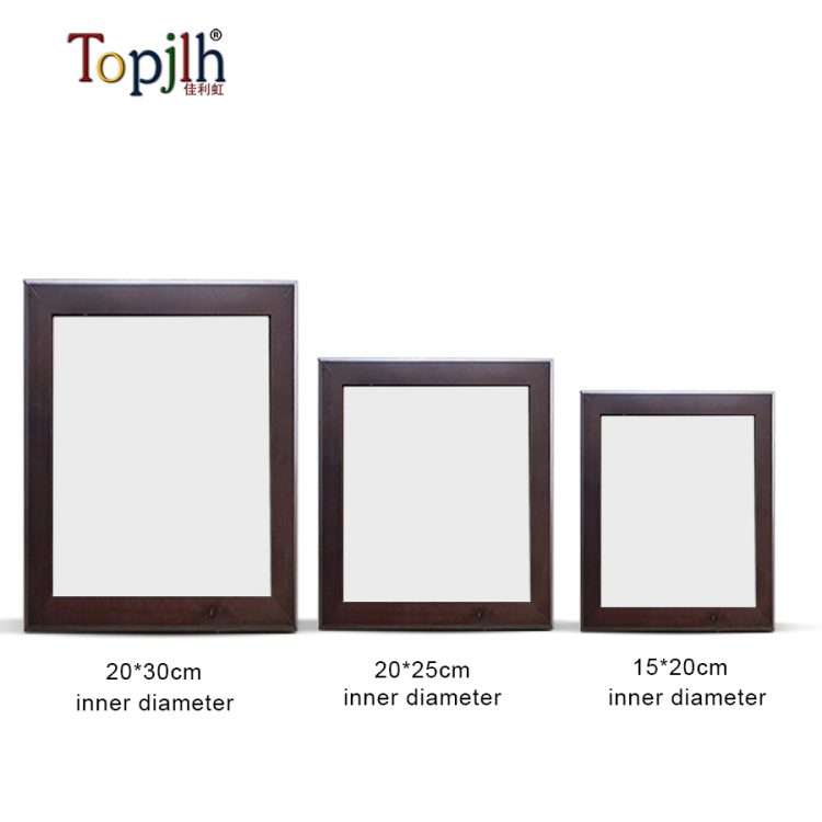 Customizable SubliWooden Frame for Ceramic Tile Photo Framemation Ceramic Tile for Framing