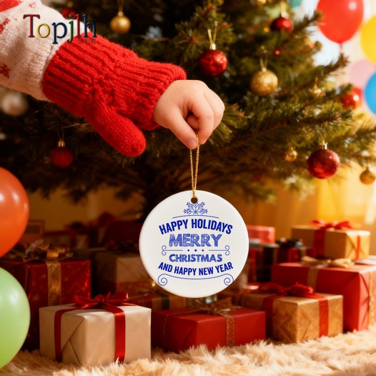 sublimation ceramic ornaments