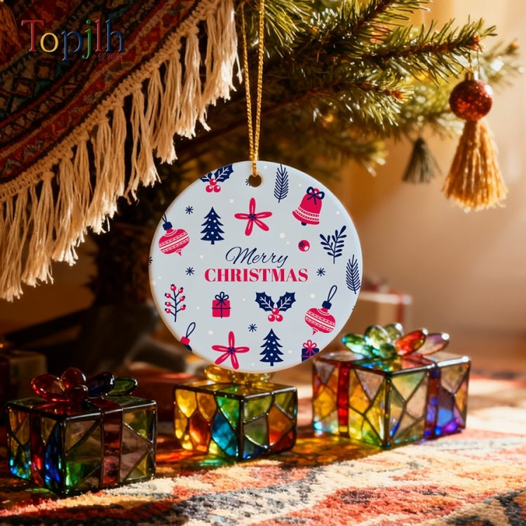 sublimation ceramic ornaments