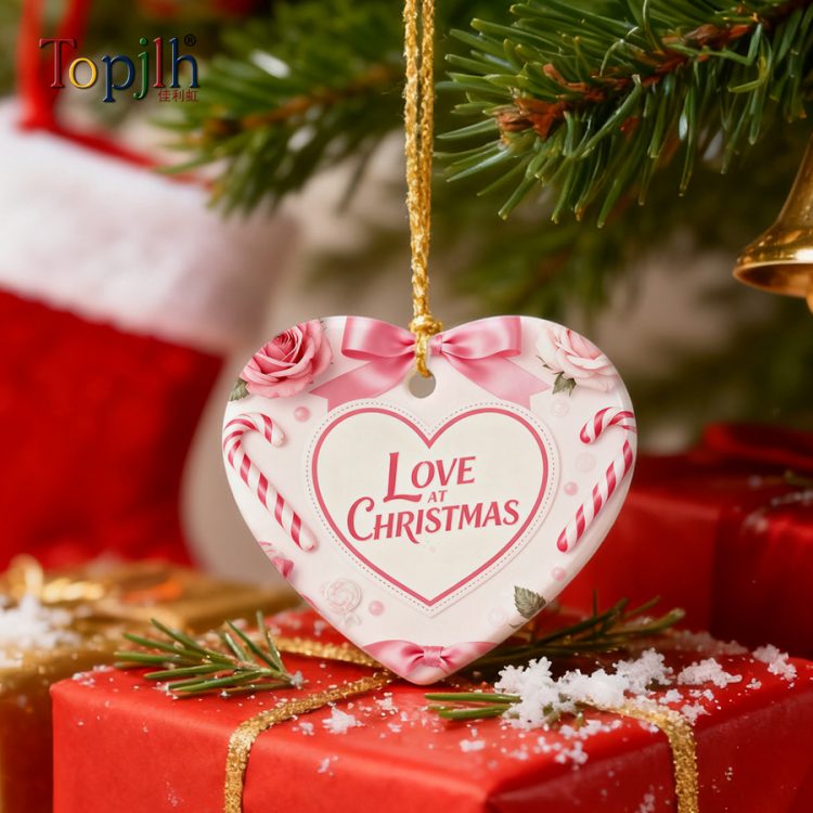 sublimation ceramic ornaments