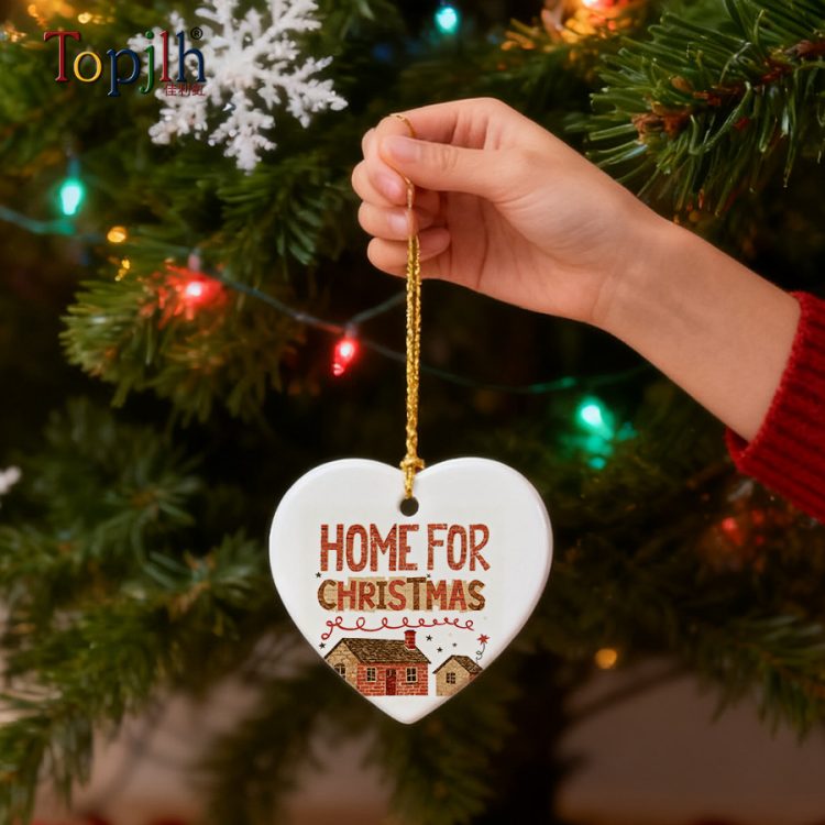 sublimation ceramic ornaments