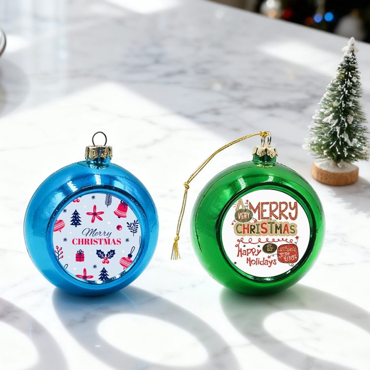 custom sublimation christmas ornaments