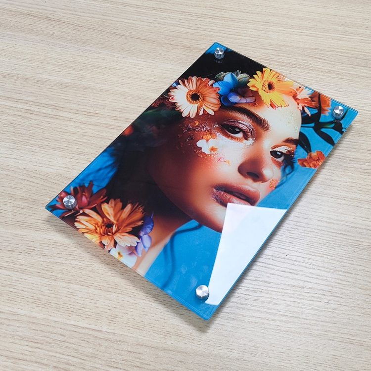 sublimation glass wall photo panel
