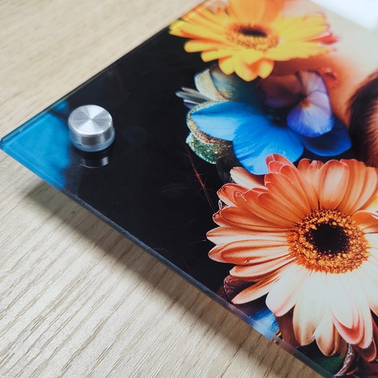 sublimation glass wall photo panel