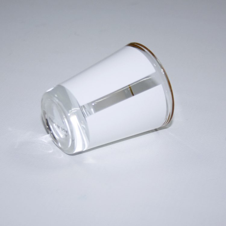 1.5oz Custom Photo sublimation Shot Glass -gold rim