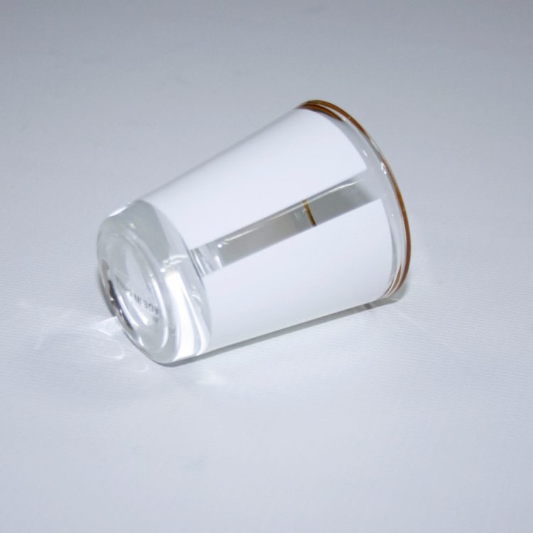 1.5oz Custom Photo sublimation Shot Glass -gold rim