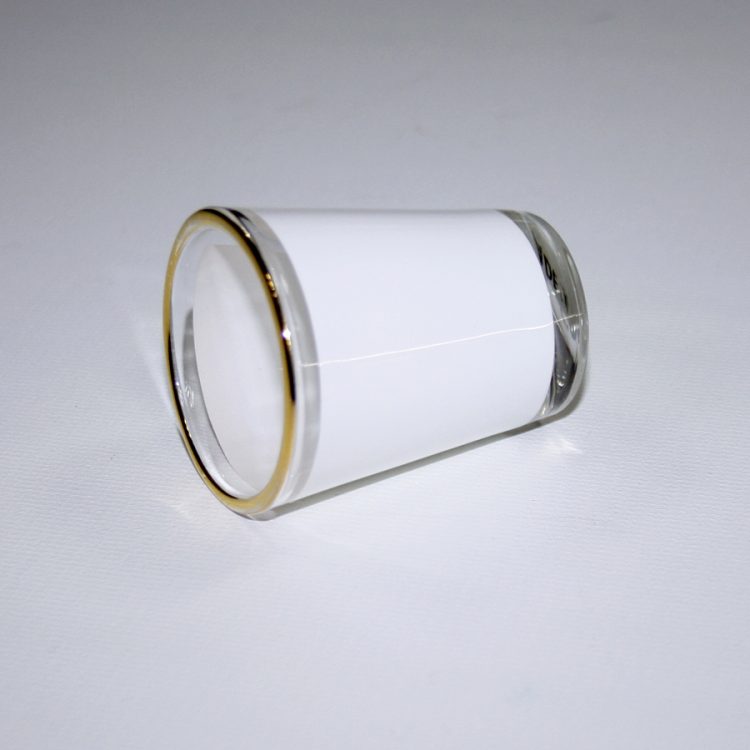1.5oz Custom Photo sublimation Shot Glass -gold rim