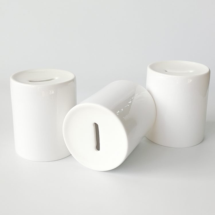 Personalized sublimation Ceramic Piggy Bank