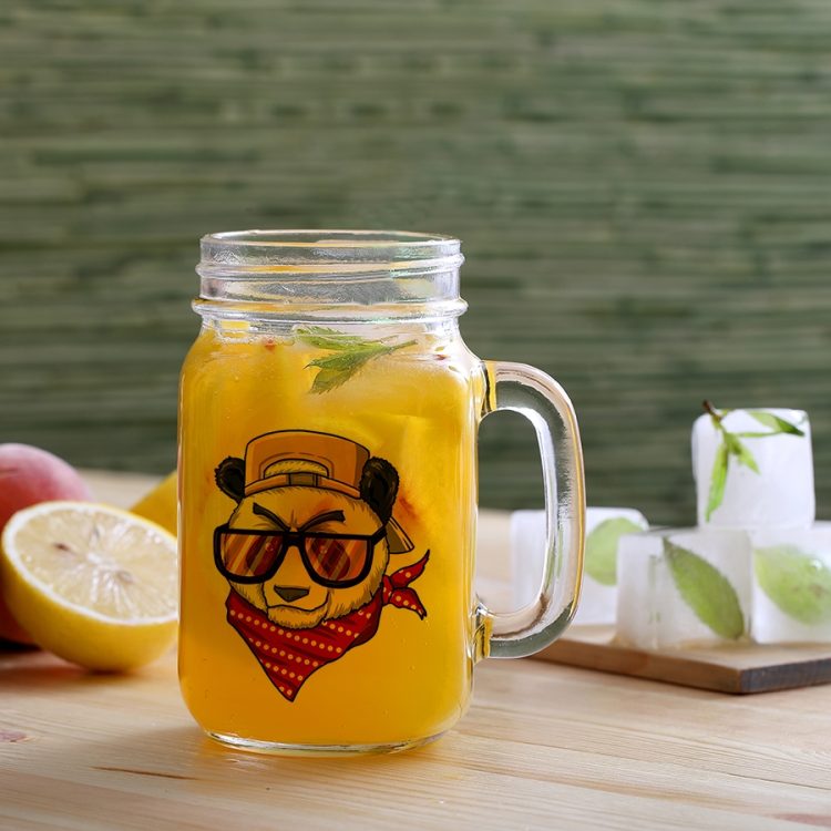 sublimation Mason Jar Mug-Clear(430ml )