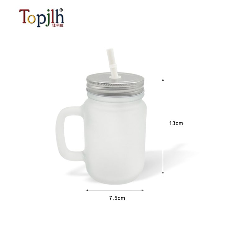 Personalized photot sublimation Mason Jar Mug-Matte(430ml )