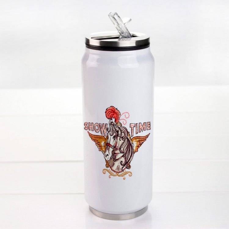 Sublimation stainless steel water tumbler with Straw-500ml