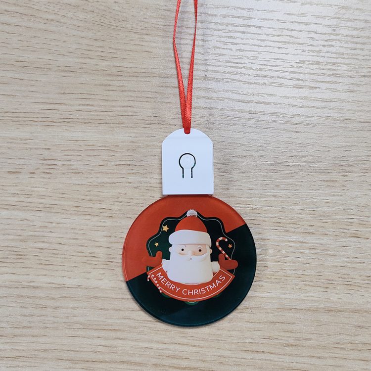 Custom LED Sublimation Acrylic Christmas Ornaments