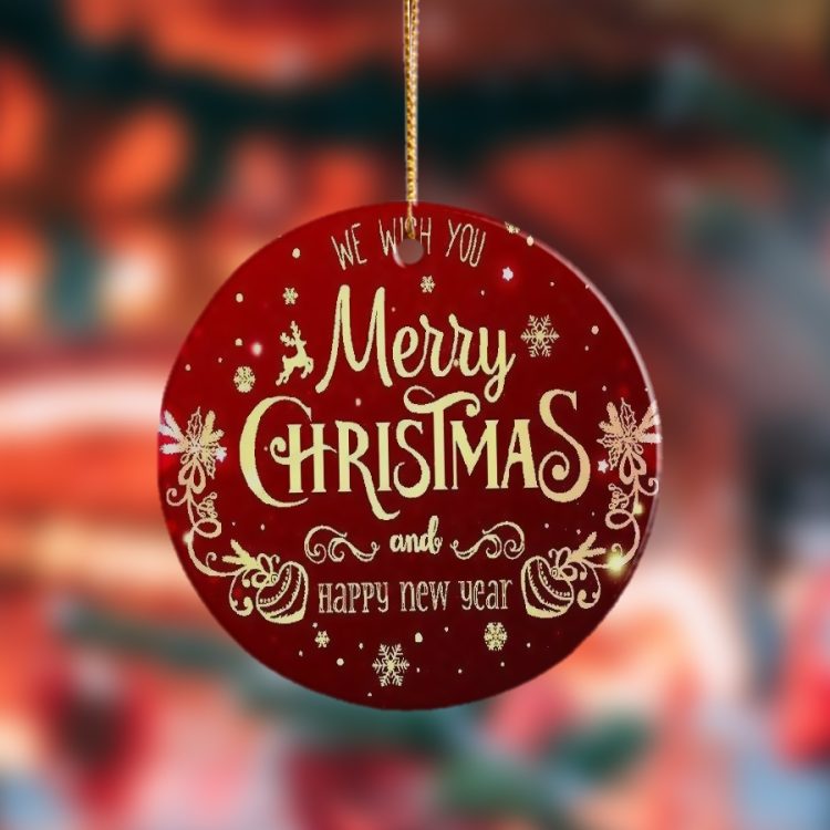 Sublimation Blanks Ceramic Ornaments