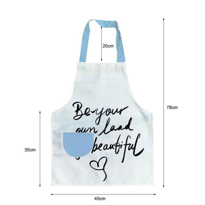 Custom Sublimation Kids Linen Drawing Apron