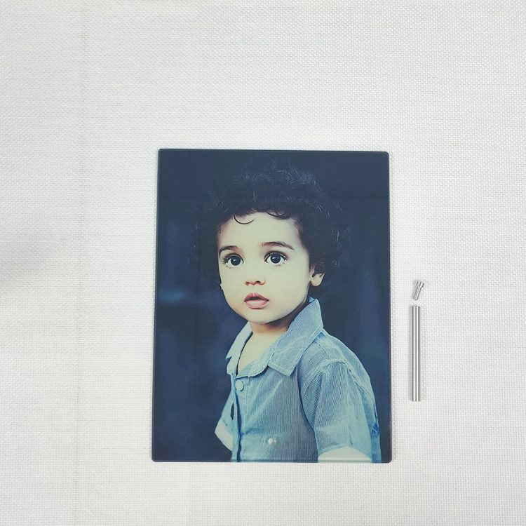 Sublimation-Ready Glass Photo Frame