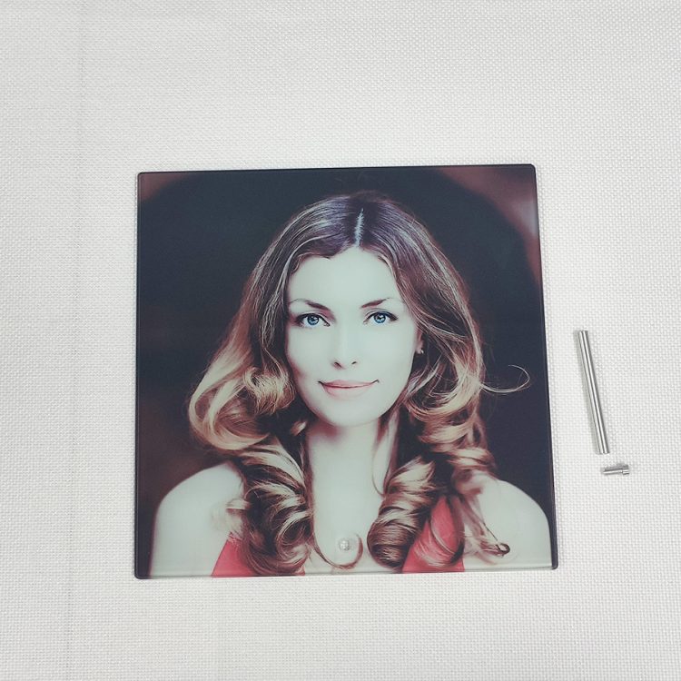 Sublimation-Ready Glass Photo Frame