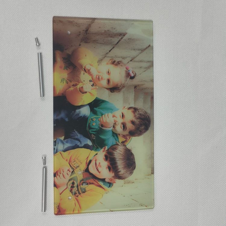 Sublimation-Ready Glass Photo Frame