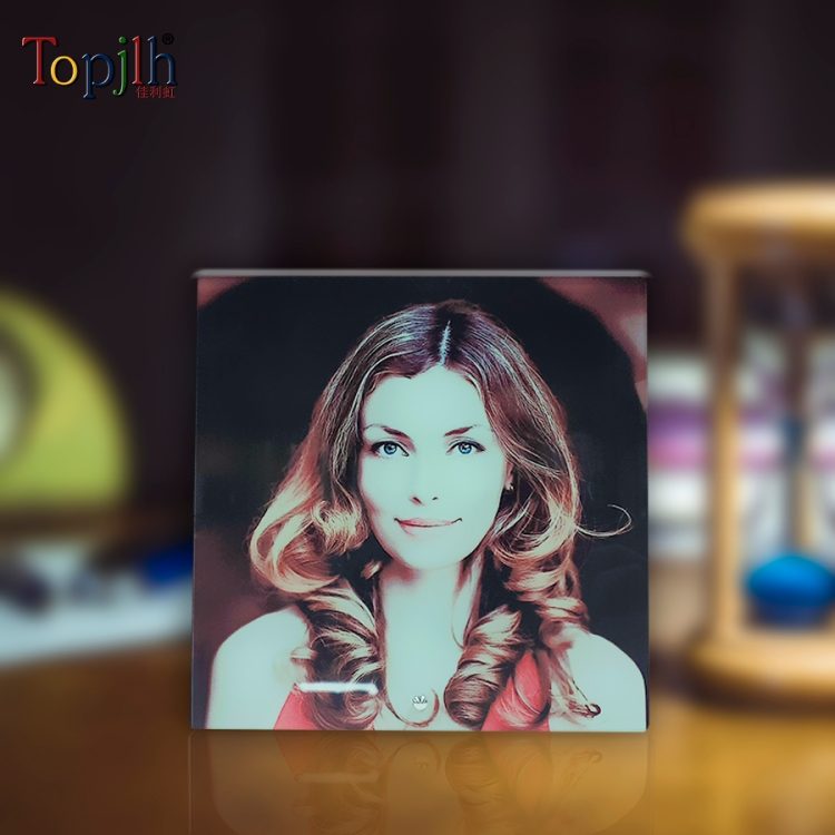 Personalized sublimation blanks glass photo frame