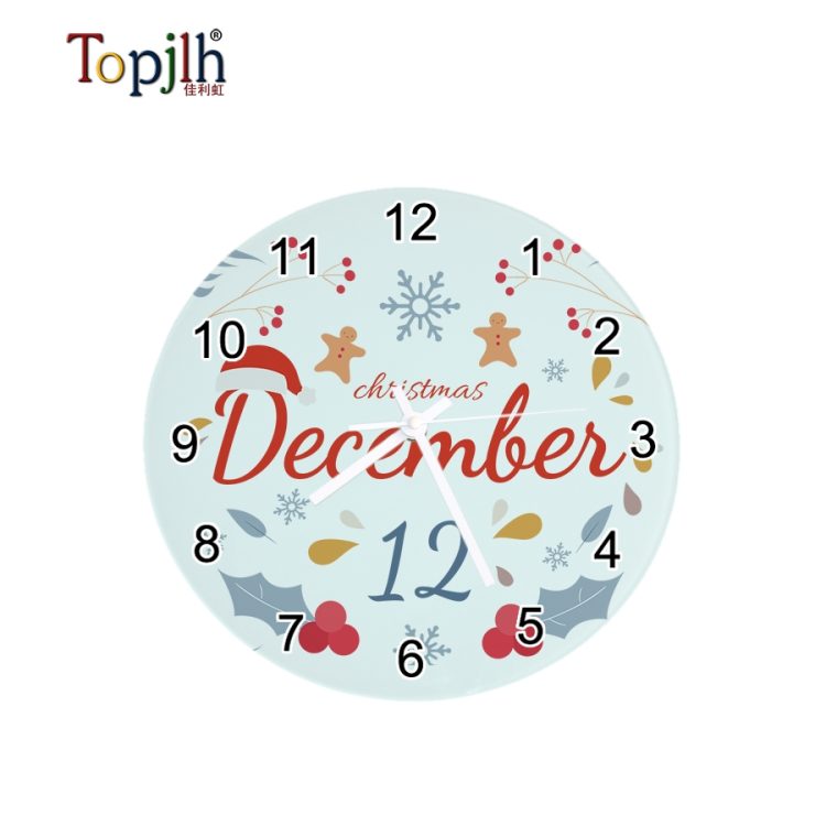 Sublimation Glass Wall Clock