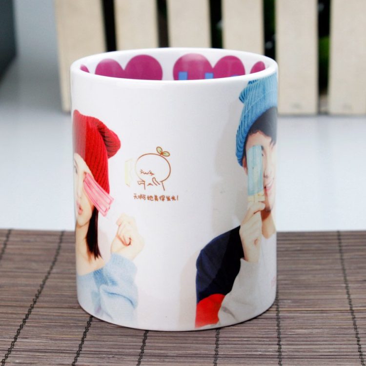 wholesale Inside Printed 11oz Sublimation Ceramic Mug-Love You