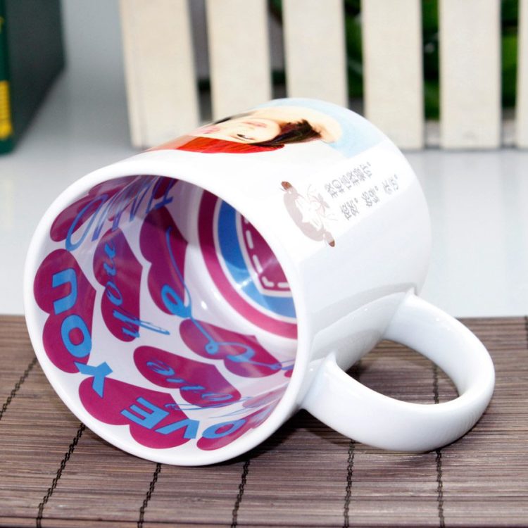 wholesale Inside Printed 11oz Sublimation Ceramic Mug-Love You