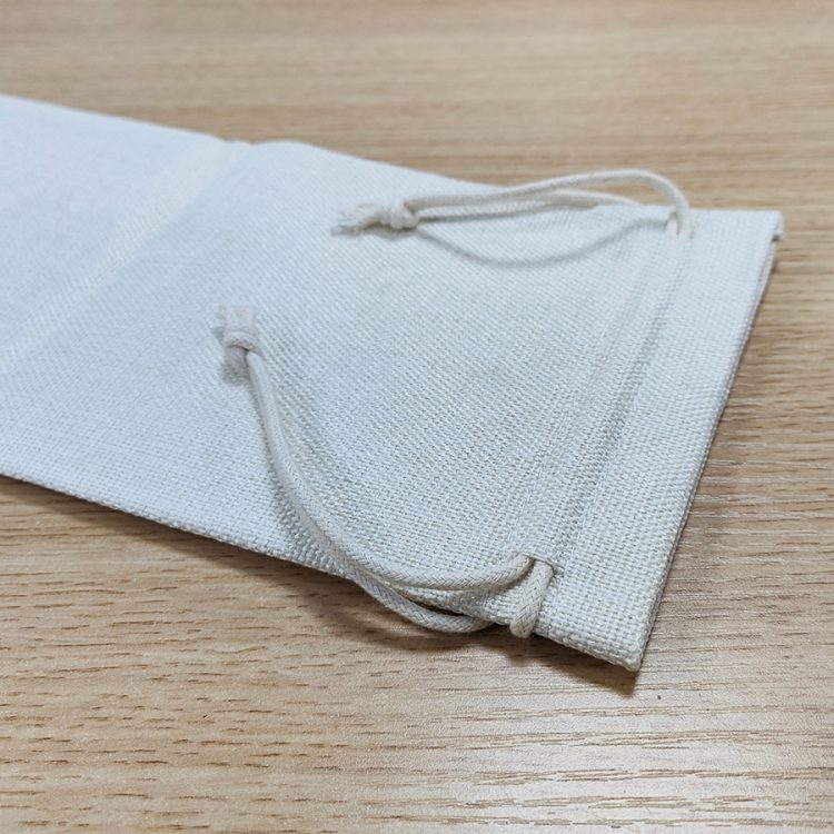 Wholeslae Sublimation Linen red wine bottle bag -120GSM