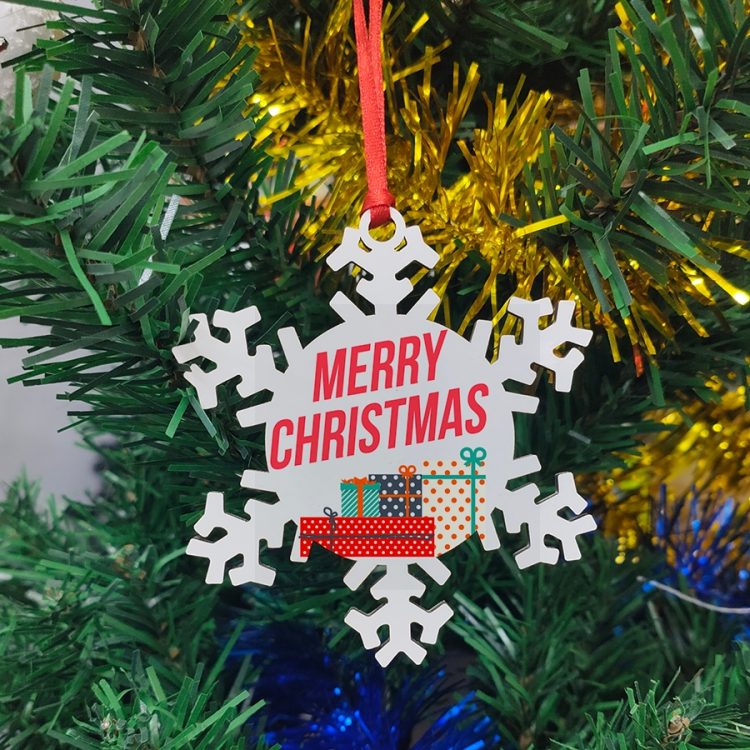 Custom Sublimation MDF Christmas Ornaments
