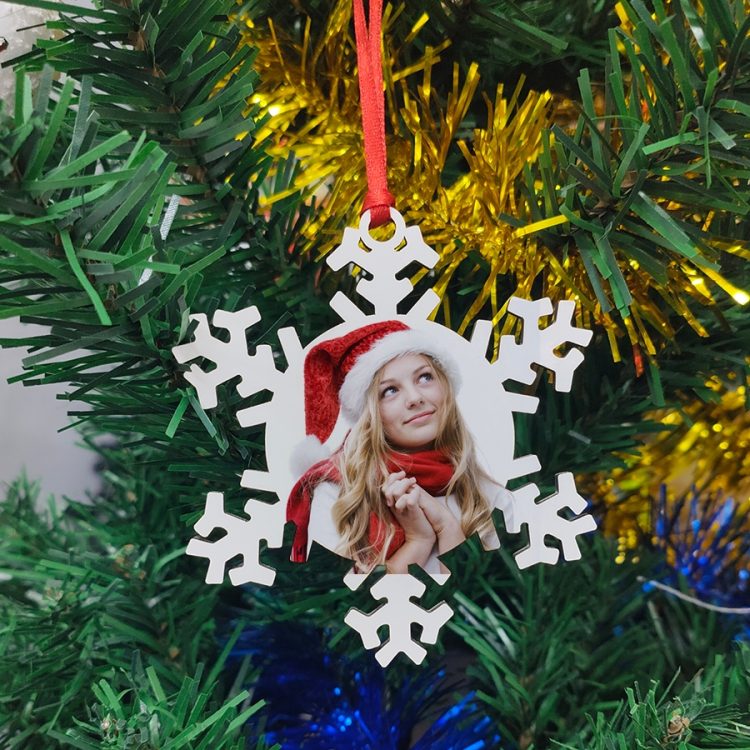 Custom Sublimation MDF Christmas Ornaments