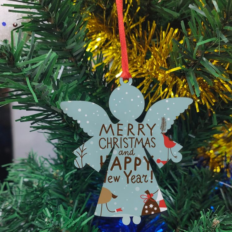 Custom Sublimation MDF Christmas Ornaments