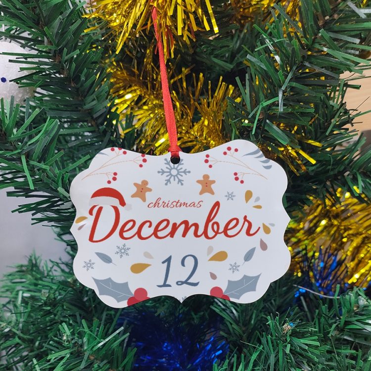Custom Sublimation MDF Christmas Ornaments