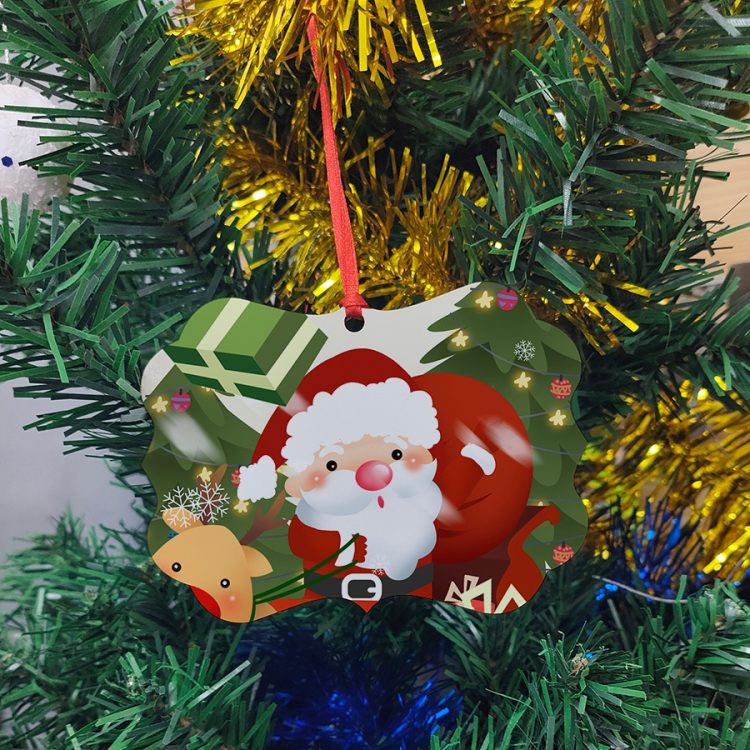 Custom Sublimation MDF Christmas Ornaments