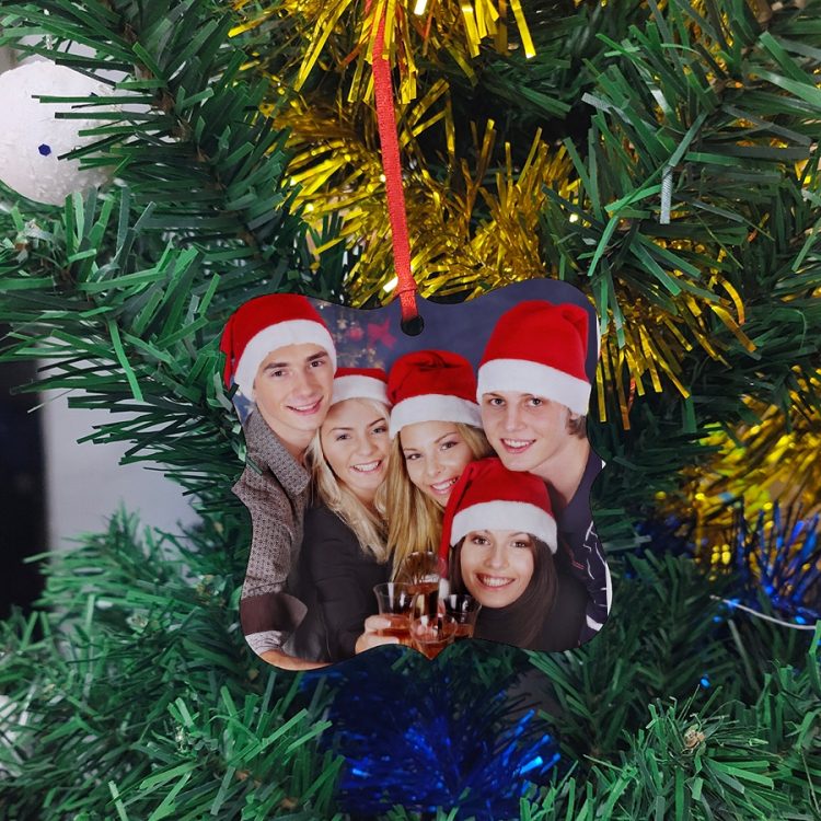 Custom Sublimation MDF Christmas Ornaments