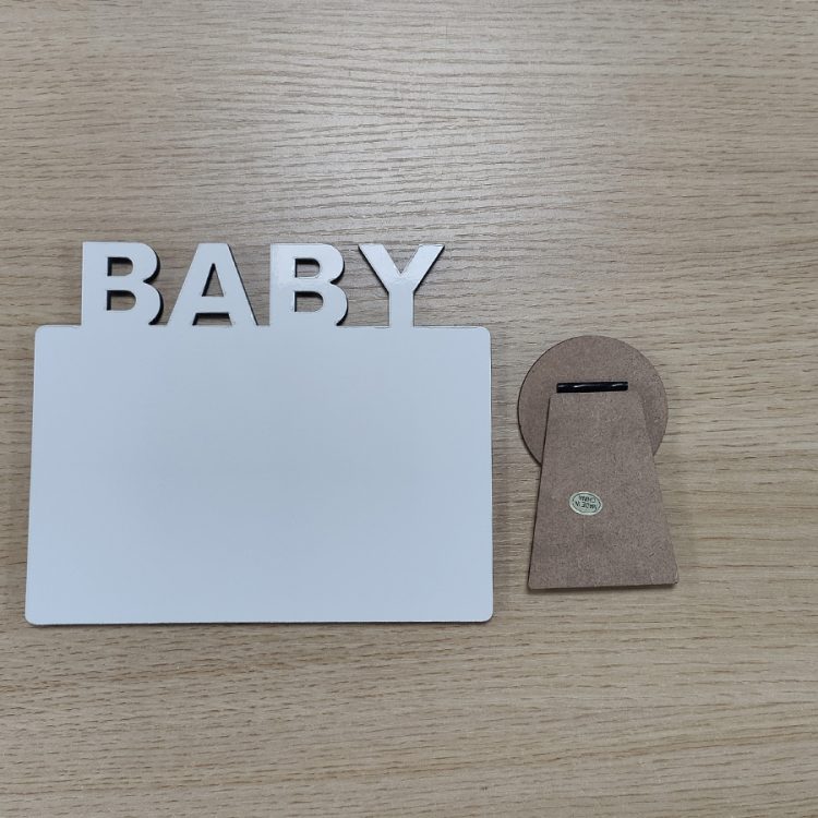 Personalized Sublimation MDF Photo Frame-Baby