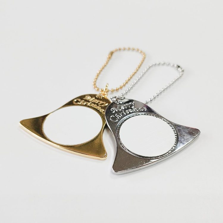 Custom Sublimation ornament-Metal Jingle Bell