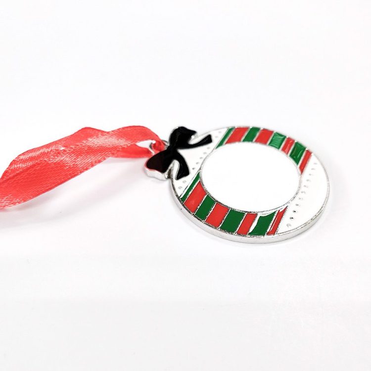 wholesale customization Sublimation Metal Ornament