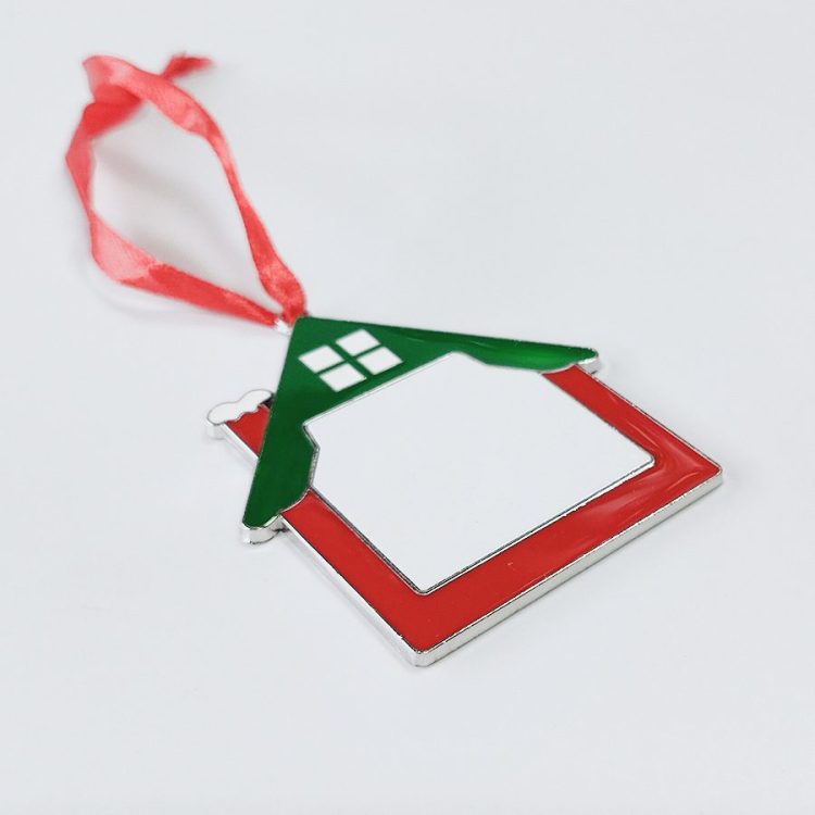 wholesale customization Sublimation Metal Ornament