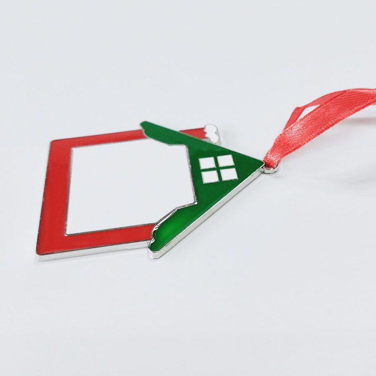 wholesale customization Sublimation Metal Ornament