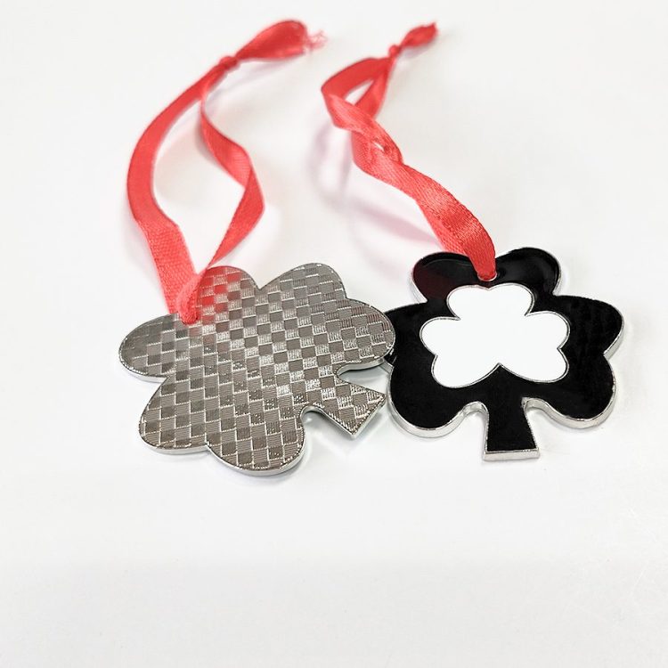 wholesale customization Sublimation Metal Ornament-Flower