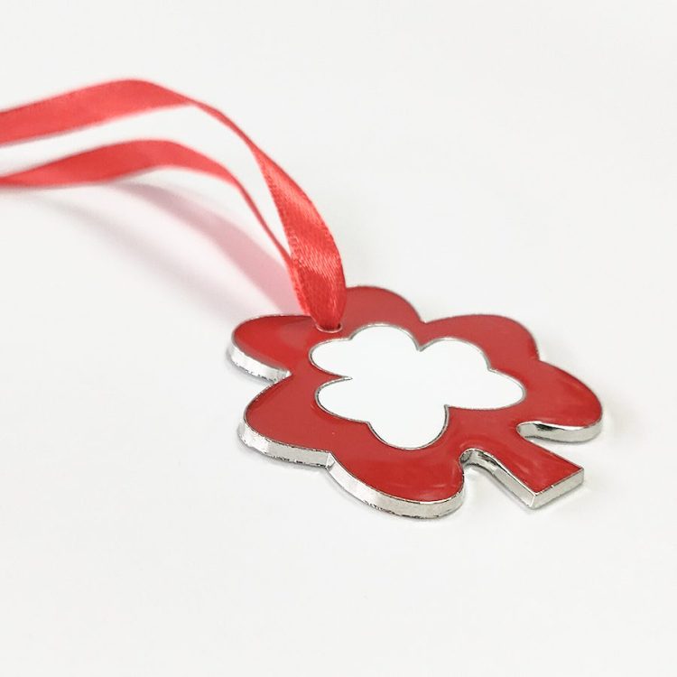 wholesale customization Sublimation Metal Ornament-Flower