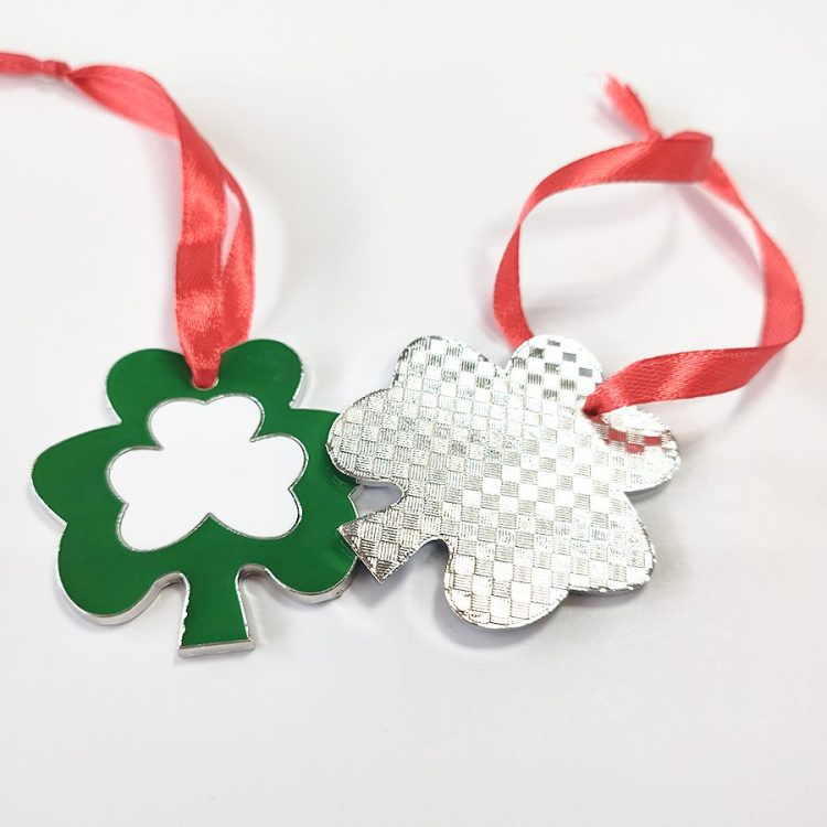 wholesale customization Sublimation Metal Ornament-Flower