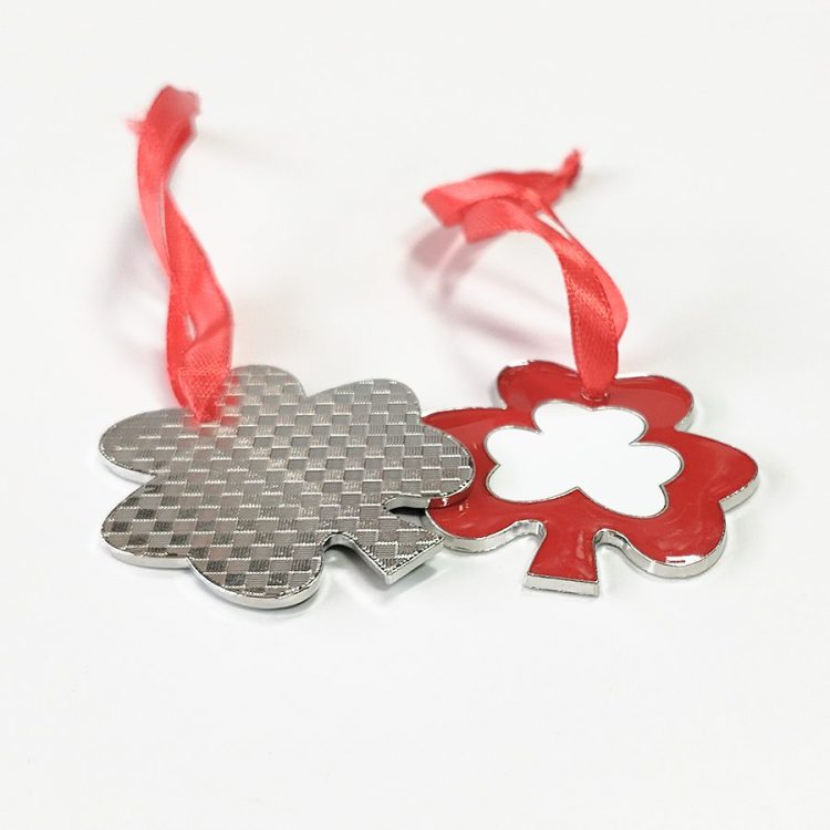 wholesale customization Sublimation Metal Ornament-Flower
