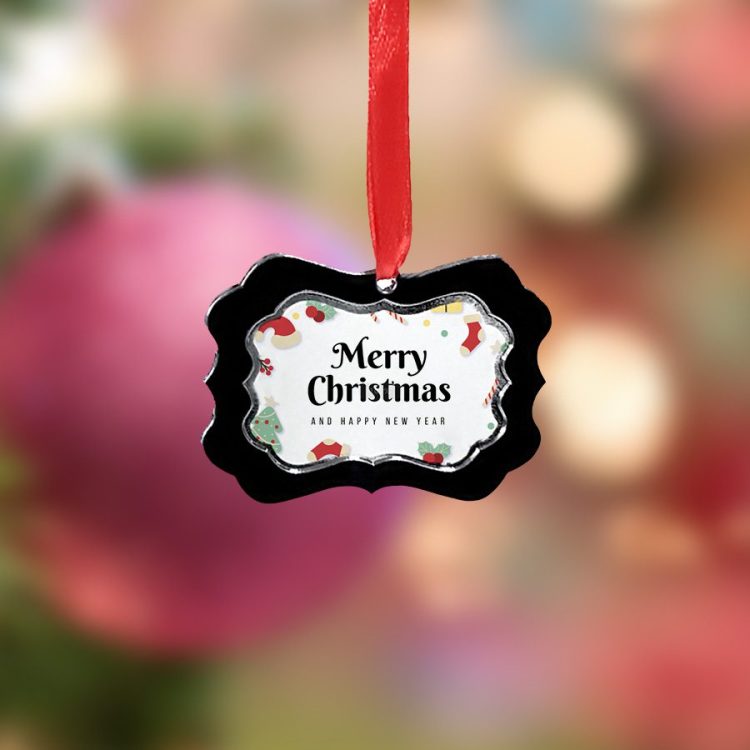 wholesale Sublimation Metal Ornament-Polygon